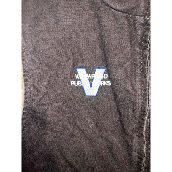 Men’s Brown Carhartt Tan Sherpa Lined Vest Size 3XL Company Logo,‎ Work Wear - Picture 2 of 11